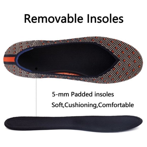 EVGLOW Round Toe Knit Texture Ballet Flats NEW!! - Picture 7 of 12